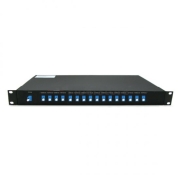 16 channels Simplex Uni-directional, CWDM Mux Only, 1RU Rack Mount Chassis