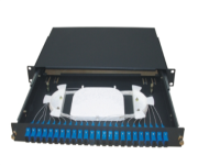 48 Fibers Sliding Rack Mounted Fiber Optic Terminal Box As distribution box FS/JJ-CLA/LC24-48C