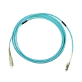 SC/UPC to LC/UPC Simplex 10G OM3 50/125 Multimode Armored Patch Cable