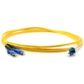 FC/APC to LC/UPC Plenum Duplex 9/125 Single-mode Fiber Patch Cable