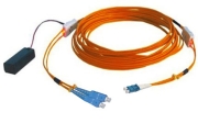 SC-LC Duplex Multi-mode OM2(50/125) Tracer fiber patch cord