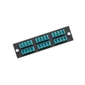24 fibers Quad SM LC 6 pack metal Adapter Panel