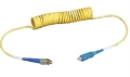SC-FC Simplex Single-mode Bend Safe Curl Fiber Patch cord
