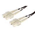 1M Military Grade OM1 62.5/125 Duplex SC Fiber Optic Patch Cables