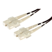 1M Military Grade OM3 10 Gigabit 50/125 Duplex SC Fiber Optic Patch Cables