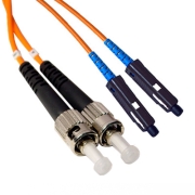 ST-MU Plenum Duplex 50/125 Multi-mode Fiber Patch Cable