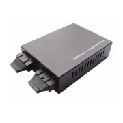 2km/80km 850nm/1310nm/1550DFB SC Gig E SingleMode to Multimode Fiber Media Converter