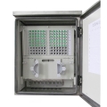 Max. 144 Fiber Fusion Splices 304SS Fiber Optic Cross Connection Cabinet with Wall Mount