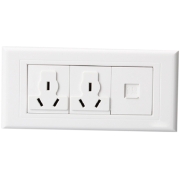 2x3Port+1xRJ45 Socket Outlet Wall Panel Face Plate 118 Type
