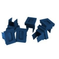 SC Mating Sleeve Adapter Dust Caps, Blue Color,100 pcs/pack