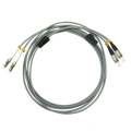 FC/UPC to LC/UPC Duplex Multimode 62.5/125 OM1 Armored Patch Cable