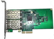 PCI-E 1000M 4* LC Connectors Fiber Optic Network Card Adapter FS1GF482580