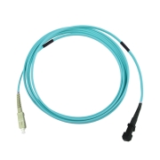 SC/UPC to MTRJ/UPC Simplex 10G OM3 50/125 Multimode Armored Patch Cable