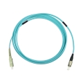 FC/UPC to SC/UPC Simplex 10G OM3 50/125 Multimode Armored Patch Cable