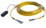FC-FC Duplex Single-mode (9/125) Tracer fiber patch cord
