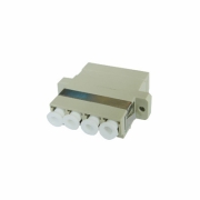 LC/UPC to LC/UPC Singlemode Duplex Quad Copper Fiber Adapter