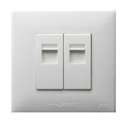TCL Legrand 2xRJ45 Socket Outlet Wall Face Plate 86 Type K3 Series