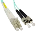 LC-ST Duplex 10G OM3 50/125 Multimode Fiber Patch Cable