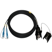 Tactical Socket to Socket Fiber Optics Cable Connector
