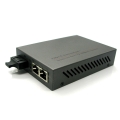 A Pair of BIDI WDM Single Fiber 10/100/1000M 1310/1550 40km SC 1SC+2RJ45 Ethernet Media Converter