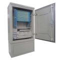 Max. 144 Fiber Fusion Splices SMC Fiber Optic Cross Connection Floor Mount Cabinet