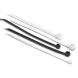 6.8mm x 250mm Self-Locking Nylon cable ties se...