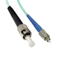 FC-ST Simplex 10G OM4 50/125 Multimode Fiber Patch Cable