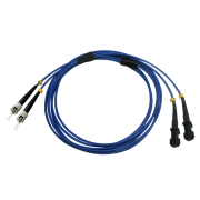 ST/UPC to MTRJ/UPC Duplex Singlemode 9/125 Armored Patch Cable