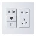 2x2Port+1x3Port+1xRJ45+1xTV Outlet Socket Wall Panel Face Plate 120 Type 120 Series