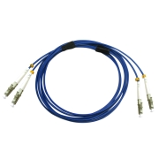 LC/UPC to LC/UPC Duplex Singlemode 9/125 Armored Patch Cable