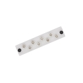 8 fibers MM ST 8 pack metal Adapter Panel