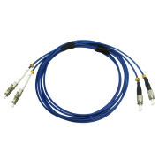 FC/UPC to LC/UPC Duplex Singlemode 9/125 Armored Patch Cable