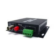 4 Channel Video & 1channel Data & 4 Bi-Directional Audio to Fiber SM FC 20km Optical Video Multiplexer