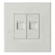 TCL Legrand 2xRJ45 Socket Outlet Wall Face Plate 86 Type A6 Series