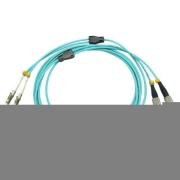FC/UPC to LC/UPC Duplex 10G OM3 50/125 Multimode Armored Patch Cable