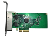 PCI-E 1000M 4 *RJ45 Connectors Fiber Optic Network Card Adapter FS1GT4I350