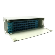 48 Fibers SC 3U Rack Mount Optic Distribution Frame with pigtails and adapters FITB-ODF-B-48