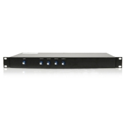 4 channels Simplex, 100GHz, DWDM Mux Only, 1RU Rack Mount Chassis