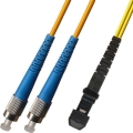 FC/APC to MTRJ/UPC Plenum Duplex 9/125 Single-mode Fiber Patch Cable