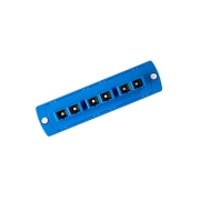 6 fibers SM SC Duplex Blue 3 pack plastic Adapter Panel