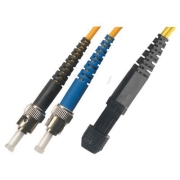 ST/APC to MTRJ/UPC Plenum Duplex 9/125 Single-mode Fiber Patch Cable