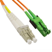 LC/UPC-E2000/UPC Duplex Multimode 100/140um 3.0mm Fiber Patch Cable