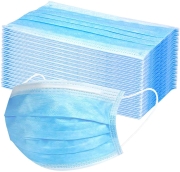 Disposable Face Masks For Home & Office 3-Ply Breathable & Comfortable Filter Safety Mask ( 100 PCS / PACK )