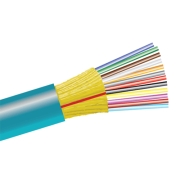 2 Fibers Multimode 50/125 10G OM3 Indoor/Outdoor Distribution Plenum Fiber Optical Cable