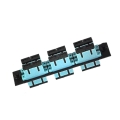 12 fibers SC Duplex 10G MM Fiber Adapter Panel Aqua