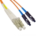 LC-MU Plenum(OFNP) Duplex 50/125 Multi-mode Fiber Patch Cable