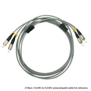 FC/UPC to FC/UPC 62.5/125 OM1 MM 8 Fibers Armored Patch Cable