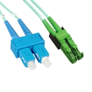 SC-E2000 Plenum Duplex 10G OM3 50/125 Multi-mode Fiber Patch Cable
