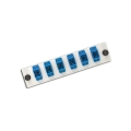 6 fibers SM SC 6 pack metal Adapter Panel