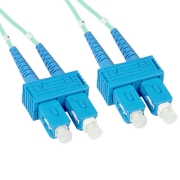 SC-SC Plenum Duplex 10G OM3 50/125 Multi-mode Fiber Patch Cable